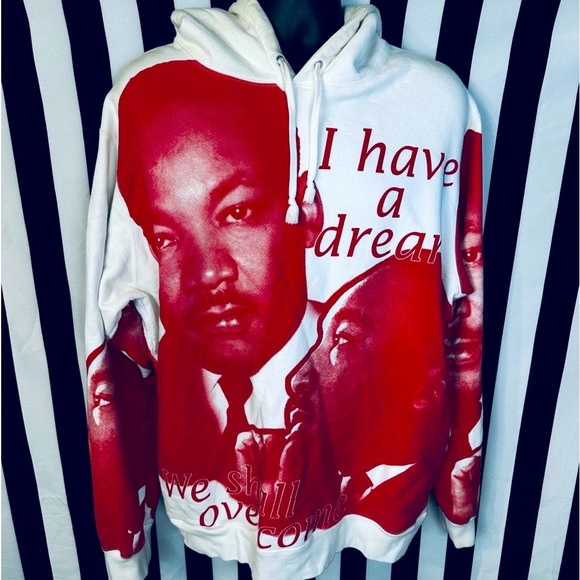 Supreme MLK Martin Luther King Jr. “I Have a Dream” Hoodie Sweatshirt - Picture 3 of 9